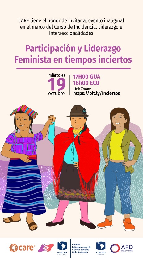 ¡Inauguración del curso de incidencia, liderazgo e interseccionalidades!