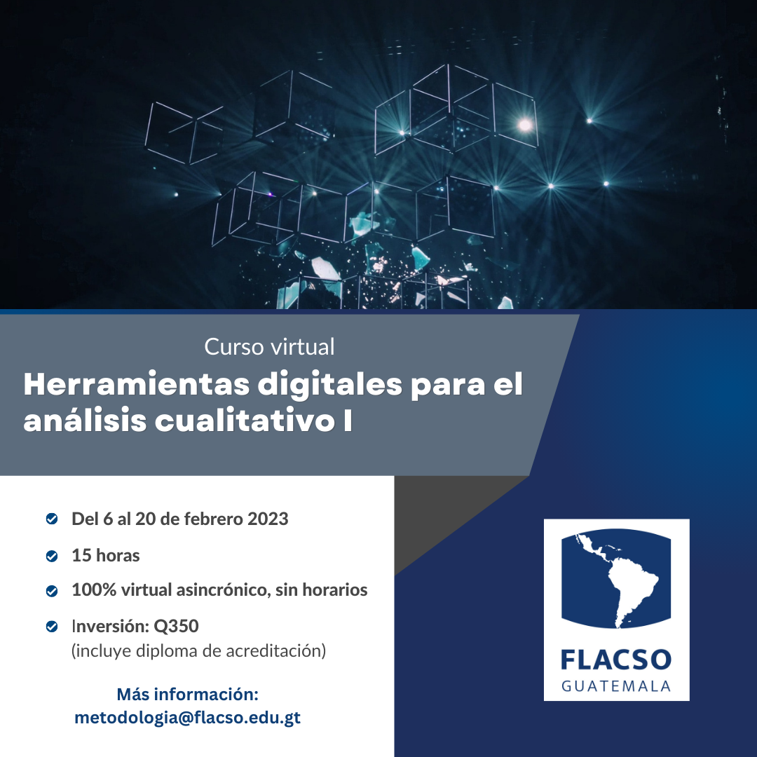 Cursos especializados en análisis de datos cualitativos