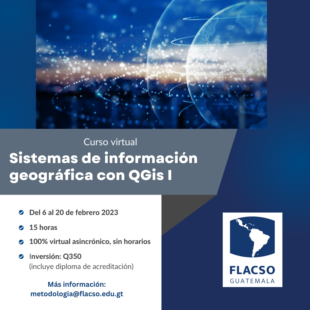 Cursos de sistemas de información geográfica con QGis.