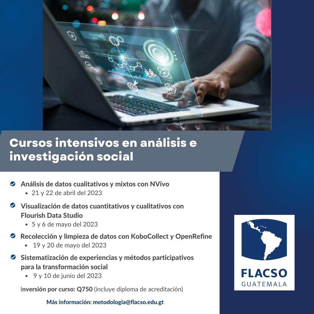 Cursos intensivos en análisis e investigación social