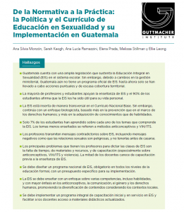 De la normativa a la práctica
